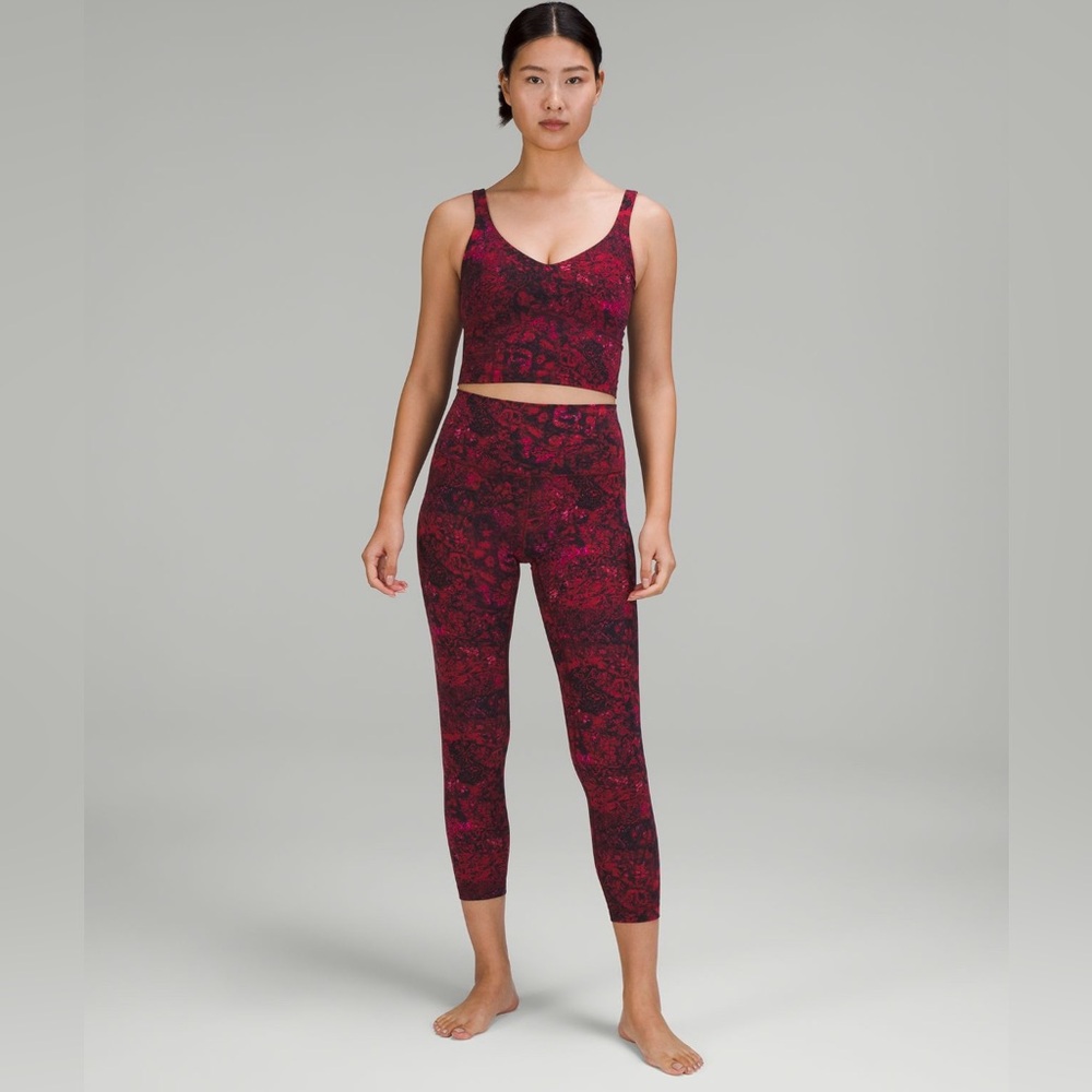 RARE Lululemon Align New Year High-Rise Crop 23” - Lunar Phase Multi Size 6